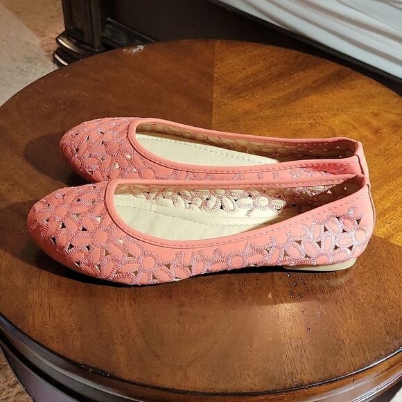 BELLADIA FLORAL PATTERN DESIGN WOMEN"S BALLET  ROUND TOE FLAT SHOE - Picture 9 of 14